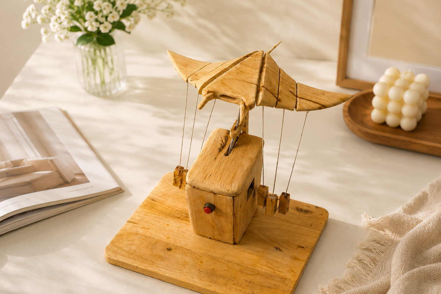 AvenWing Wooden Manta Ray Wing Joints